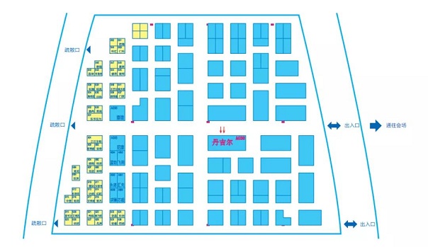 福州海峡会展中心4号展厅图